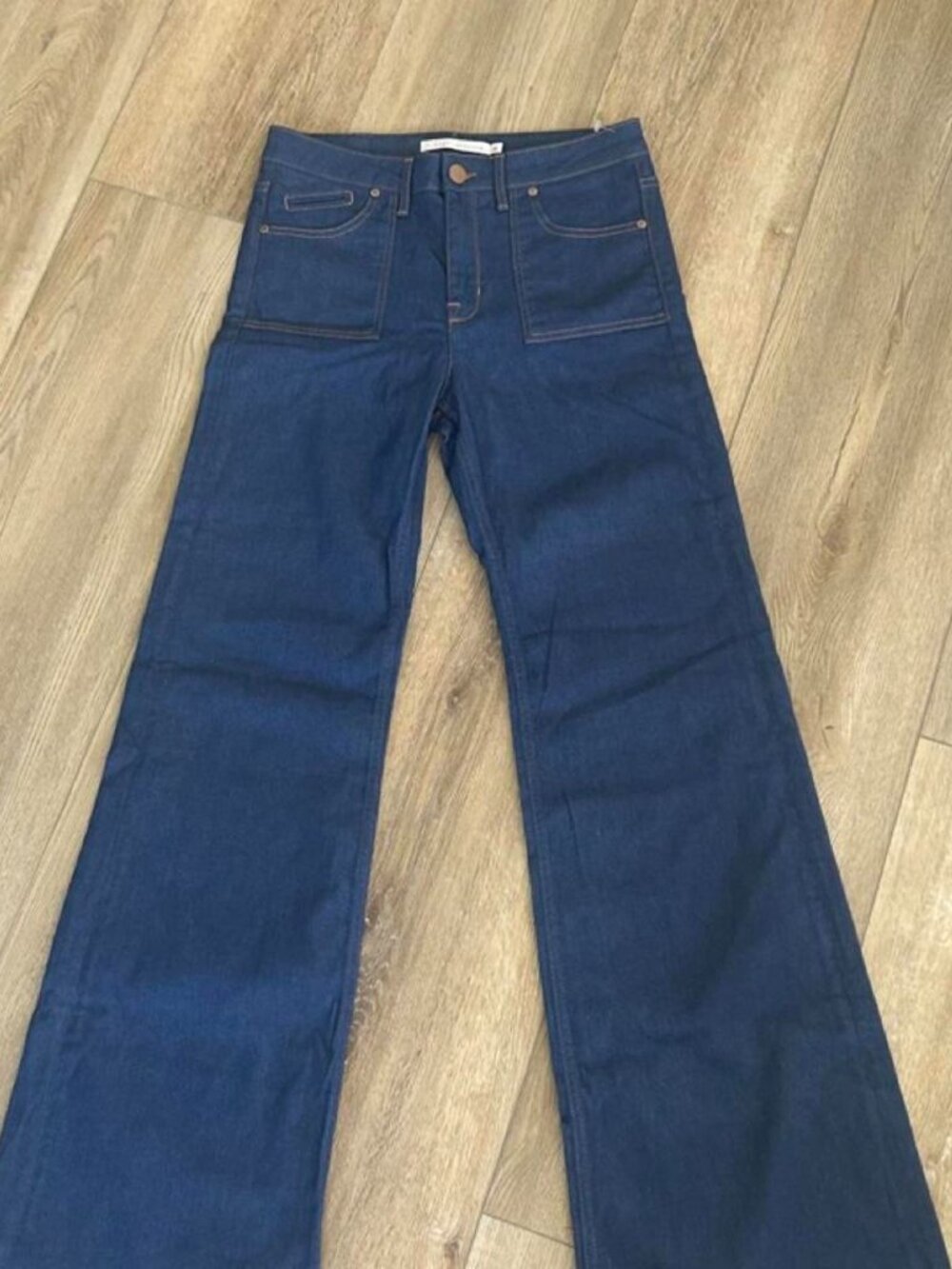 VICTORIA BECKHAM Womens's Navy and Blue Jeans size 28